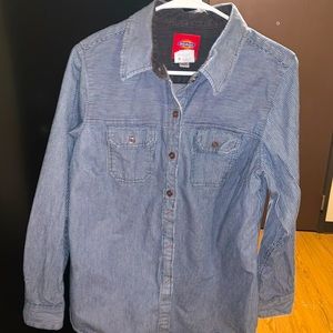 Dickies Striped Button Up